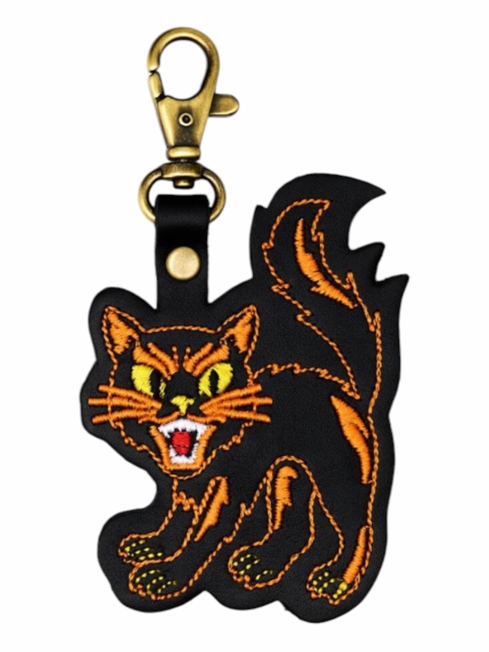 PORTLAND LEATHER Salem Cat Bag Charm
